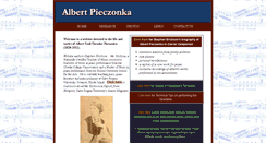 Desktop Screenshot of albertpieczonka.org